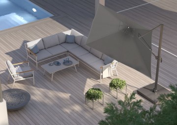 Záhradný slnečník Voyager T¹ 3 x 2m