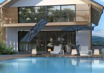 Záhradný slnečník ​​​​​​Riva 2,5x2,5m