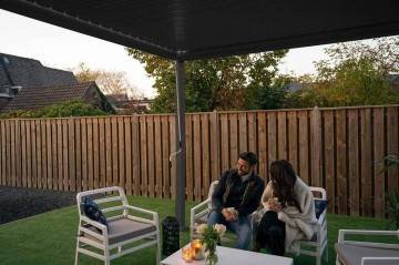 Záhradná pergola PERARA 360x360 antracit