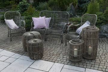 Záhradné ratanové kreslo CANNES natura