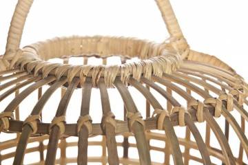 Záhradná ratanová lampa TOULOUSE ⌀54cm x výška. 54cm natural